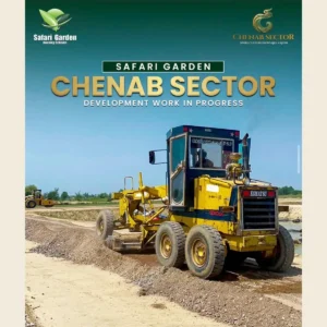 Development work in progress at Safari Garden Chenab Sector